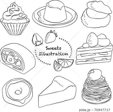 チーズケーキのイラスト素材集 ピクスタ