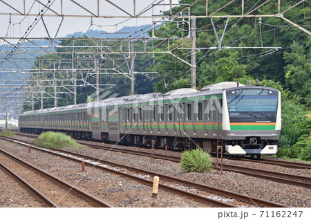 東海道本線の写真素材