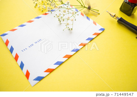 カリグラフィーペンの写真素材