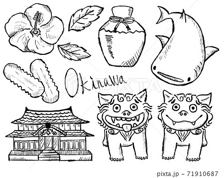 Shuri Castle Illustrations