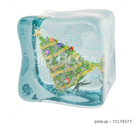 氷溶ける 溶融 冷凍のイラスト素材