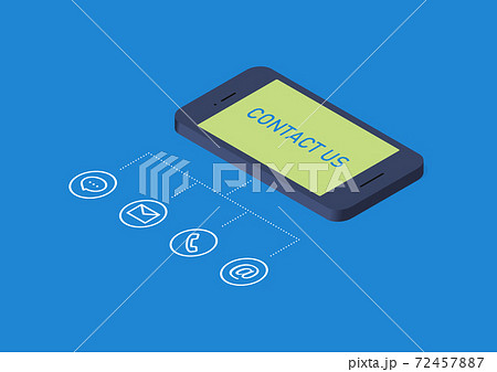 スマホ アンケート スマートフォン 携帯電話のイラスト素材
