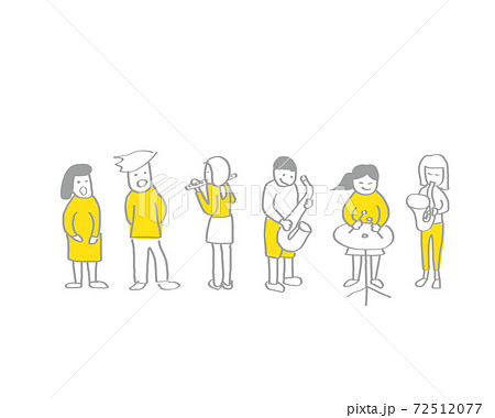 合唱コンクール 音楽会 のイラスト素材集 ピクスタ