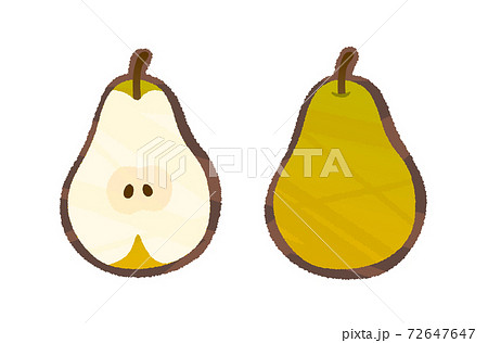 梨のイラスト素材集 ピクスタ