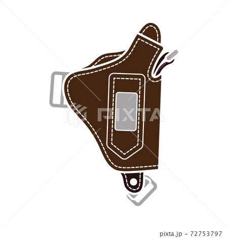 ホルスターのイラスト素材