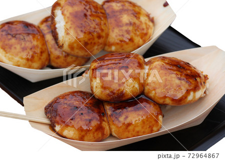 焼きまんじゅう 名物 群馬県 おやつの写真素材