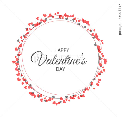 Happy Wedding ハート 文字 手書きのイラスト素材