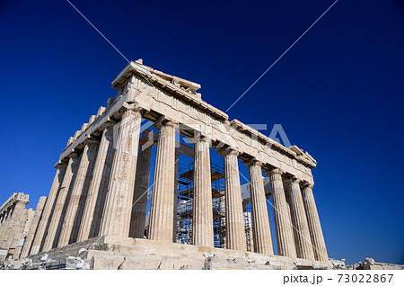 パルテノン神殿の写真素材