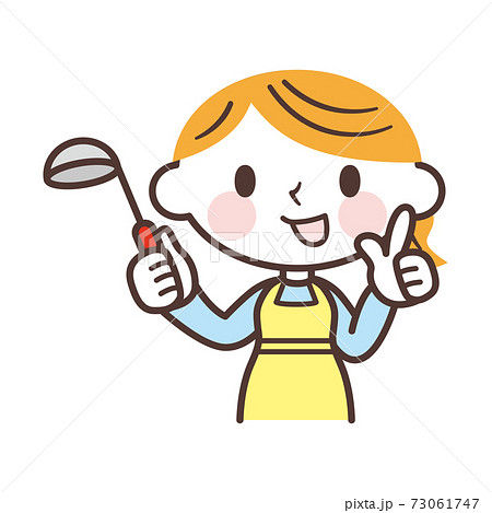 お玉のイラスト素材