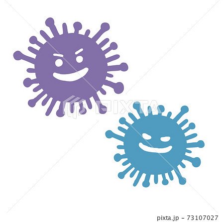 大腸菌のイラスト素材