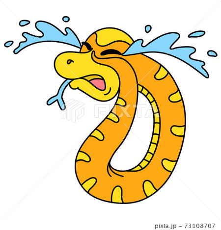 へび ヘビ 蛇 絵文字のイラスト素材