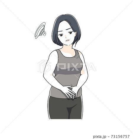 ぽっちゃり 女の子のイラスト素材