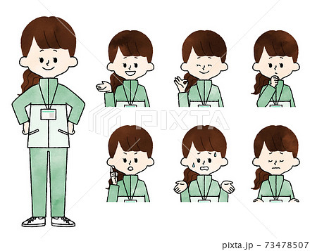 スポーツトレーナーのイラスト素材