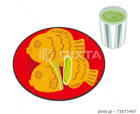 スイーツ 和菓子 アイコン 素材のイラスト素材