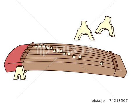 箏のイラスト素材