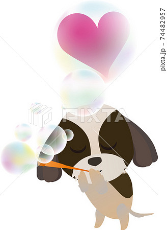 シーズーのイラスト素材