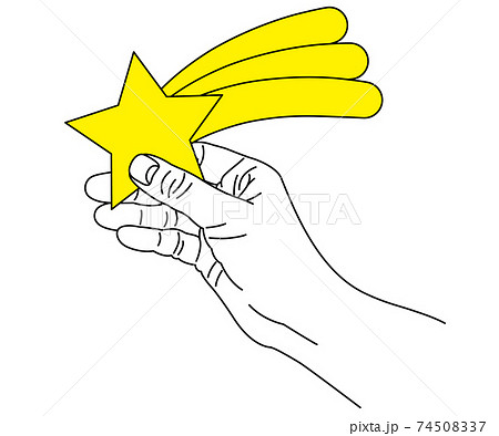 握る 手 イラスト 指 右手の写真素材
