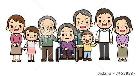 8人のイラスト素材