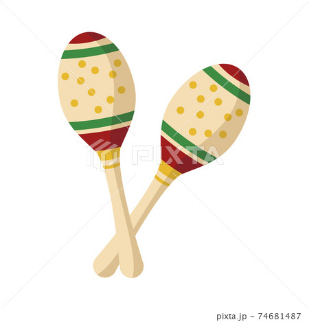 マラカスのイラスト素材