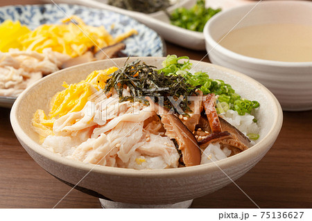 鶏飯 鹿児島 奄美 郷土料理の写真素材