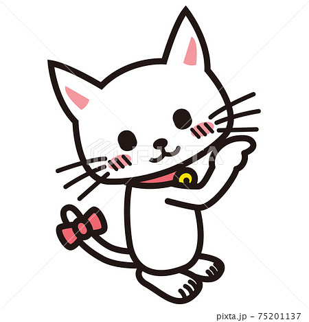 猫 アイコン 動物 可愛いのイラスト素材