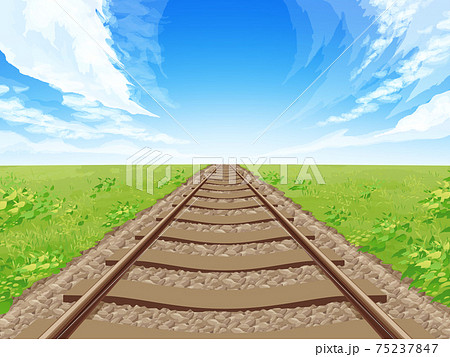 線路のイラスト素材集 ピクスタ