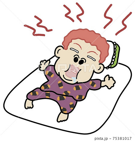 大阪のおばちゃんのイラスト素材