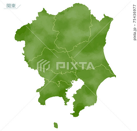 関東地方 地図 千葉 神奈川のイラスト素材 - PIXTA