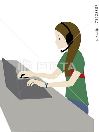 ゲーム実況のイラスト素材 Pixta