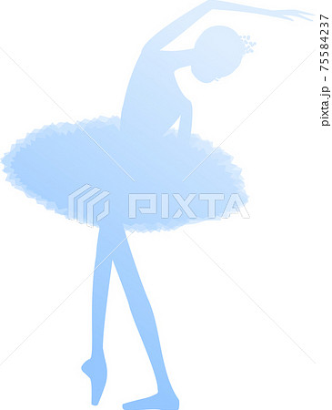 白鳥の湖のイラスト素材