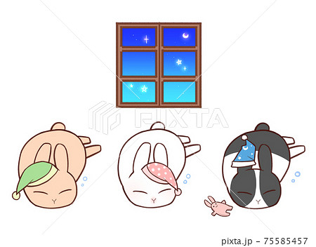 ナイトキャップのイラスト素材