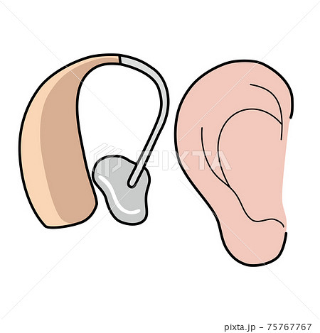 補聴器のイラスト素材集 ピクスタ