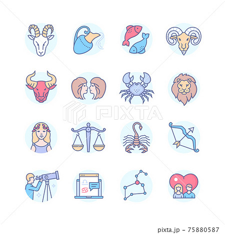 おとめ座 マーク のイラスト素材