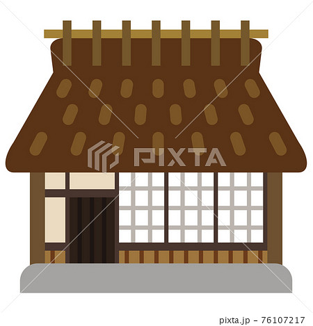 合掌造りのイラスト素材