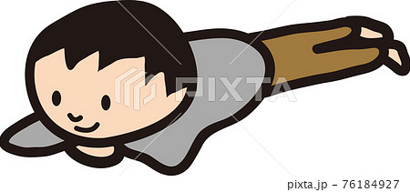 うつ伏せのイラスト素材集 ピクスタ