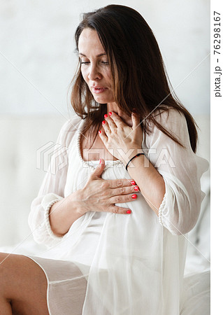 The chest with nice breasts of a young woman - Stock Photo [66318681] -  PIXTA