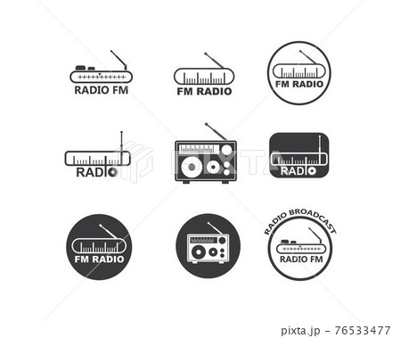 On air radio logo design template - Stock Illustration [72597452] - PIXTA