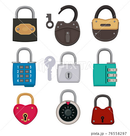 鍵穴 鍵 カギ アンティークのイラスト素材