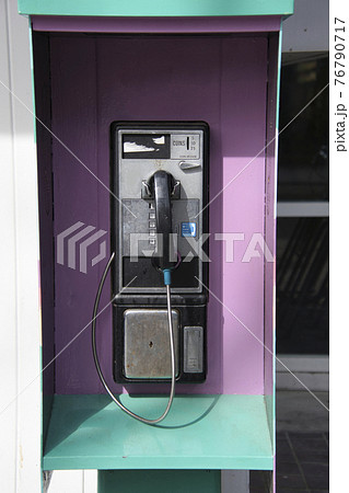 電話ボックス 海外の写真素材