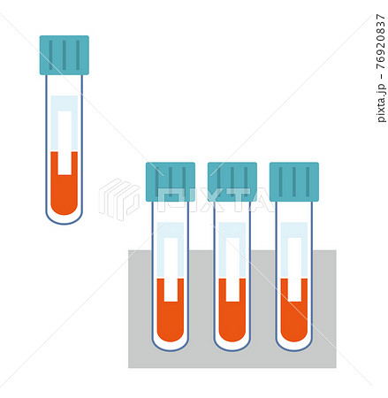 血液検査のイラスト素材