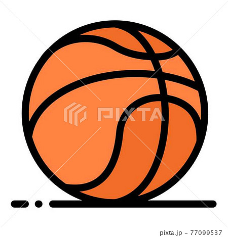 バスケ バスケットボール ボール 球のイラスト素材