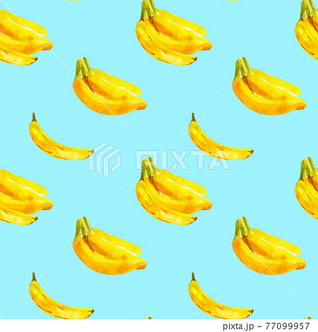 フルーツ バナナ 背景 かわいい 壁紙のイラスト素材