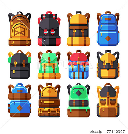 バックパックのイラスト素材