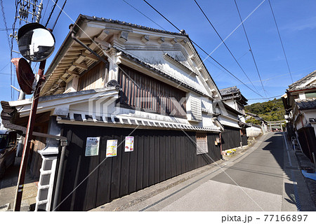 水切り瓦の写真素材