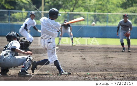 高校野球 甲子園の写真素材