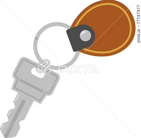 鍵 イラスト 小物 キーのイラスト素材
