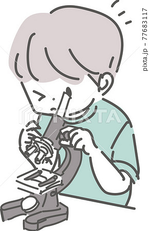 観察のイラスト素材