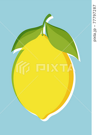 レモン 新鮮 シンプル 壁紙のイラスト素材