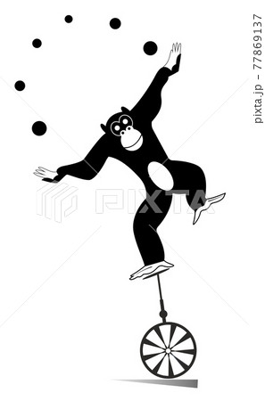 ジャグラー キャラクターのイラスト素材