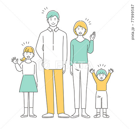 振る 手を振る 手 ポーズの写真素材